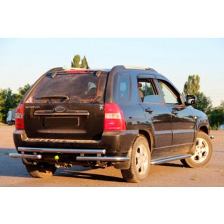 Heckbügel AK007 (Edelstahl) Kia Sportage 2004-2010 Foto 3