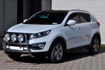 Kia Sportage 2010-2015 Frontbügel WT018 (Edelstahl) Foto 3