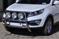 Kia Sportage 2010-2015 Frontbügel WT018 (Edelstahl) Foto 1