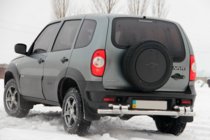 Chevrolet Niva 1998-2020 Heckbügel AK015 (Edelstahl) Foto 3