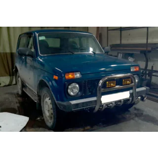 Frontbügel QT006 (Edelstahl) Lada Niva та Urban 1977- Foto 4