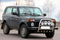 Lada Niva та Urban 1977- Frontbügel QT007 (Edelstahl) Foto 3