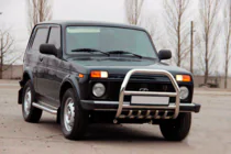 Lada Niva та Urban 1977- Frontbügel QT007 (Edelstahl) Foto 4