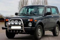 Lada Niva та Urban 1977- Frontbügel QT007 (Edelstahl) Foto 6