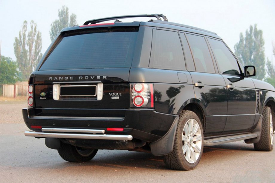 Range Rover III L322 2002-2012 Heckbügel AK002-Doppelt (Edelstahl) Image
