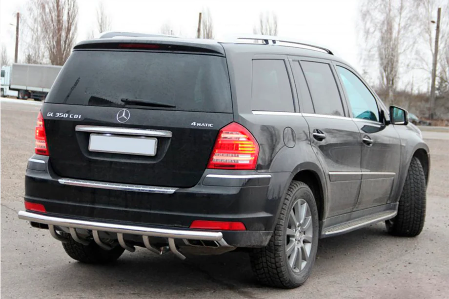 Mercedes GL class X164 2006-2012 Heckbügel AK-Style (Edelstahl) Image