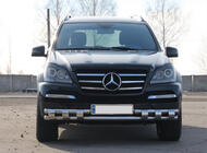 Mercedes GL сlass X164 2006-2012 Frontbügel ST015 (Edelstahl) Foto 2