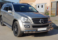 Mercedes GL сlass X164 2006-2012 Frontbügel ST015 (Edelstahl) Foto 6