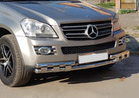 Mercedes GL сlass X164 2006-2012 Frontbügel ST015 (Edelstahl) Foto 8