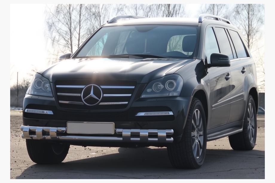 Mercedes GL сlass X164 2006-2012 Frontbügel ST015 (Edelstahl) Image