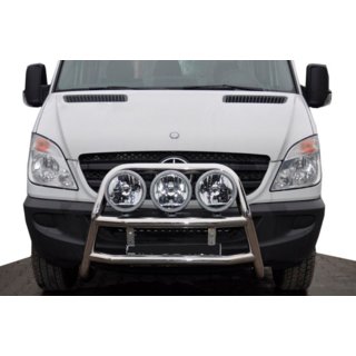 Frontbügel hoch WT018 (Edelstahl) Mercedes Sprinter W906 2006–2018 Foto 1