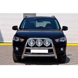 Frontschutzbügel WT018 (2010-2012, Edelstahl) Mitsubishi Outlander 2006-2012 Foto 1