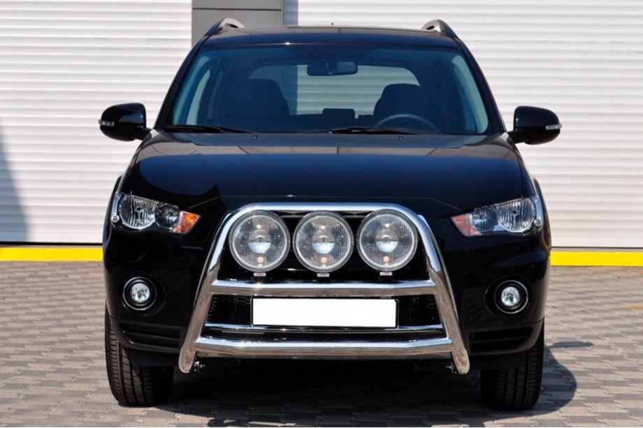Mitsubishi Outlander 2006-2012 Frontschutzbügel WT018 (2010-2012, Edelstahl) Image