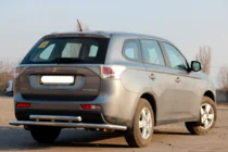 Mitsubishi Outlander 2012-2021 Heckbügel AK004 Edelstahl Foto 3