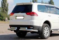 Mitsubishi Pajero Sport 2008-2015 Heckschutz AK003-Special (2 Stk., Edelstahl) Foto 1