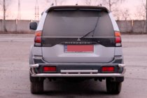 Mitsubishi Pajero Sport 1996-2007 Heckschutz AK005-2 (Edelstahl) Foto 2