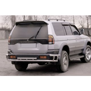 Heckschutz AK005-2 (Edelstahl) Mitsubishi Pajero Sport 1996-2007 Foto 1