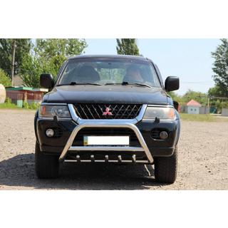Frontbügel WT003 (Edelstahl) Mitsubishi Pajero Sport 1996-2007 Foto 4