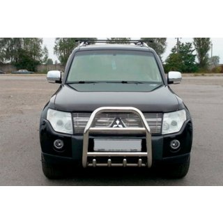 Frontbügel QT007 (Edelstahl) Mitsubishi Pajero Wagon IV 2006-2021 Foto 1