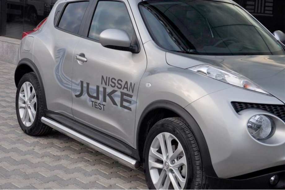 Nissan Juke 2010-2019 Seitliche Rohre Ø60 (2 Stk., Edelstahl) Image
