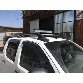 Dachreling mit Querträgern (2 Stk., Schwarz) Nissan Navara 2006-2015 Foto 3