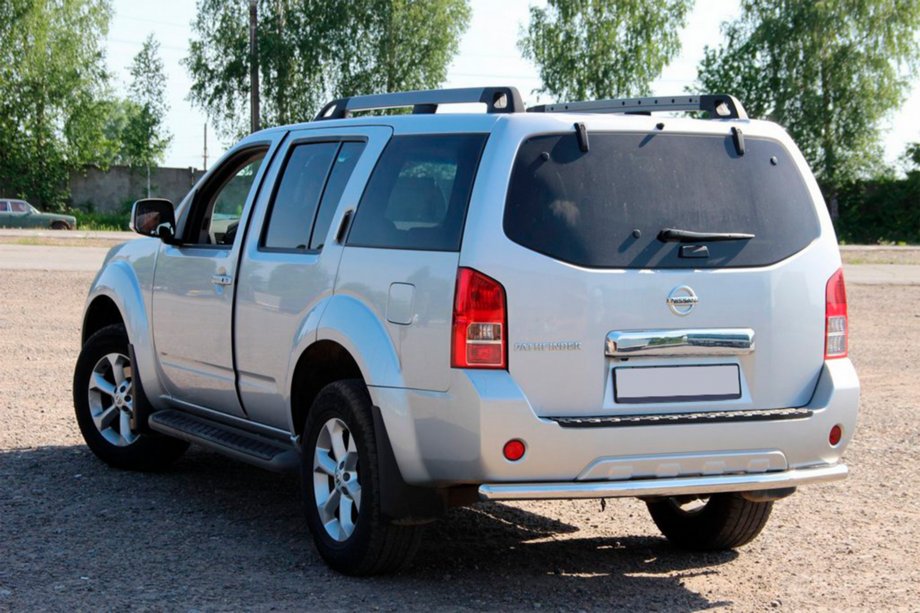 Nissan Pathfinder R51 2005-2014 Heckbügel AK002 (Edelstahl) Image
