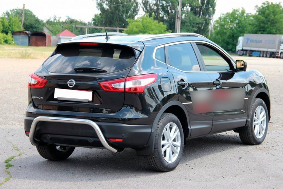 Nissan Qashqai 2014-2021 Heckbügel AK007-1 (Edelstahl) Image