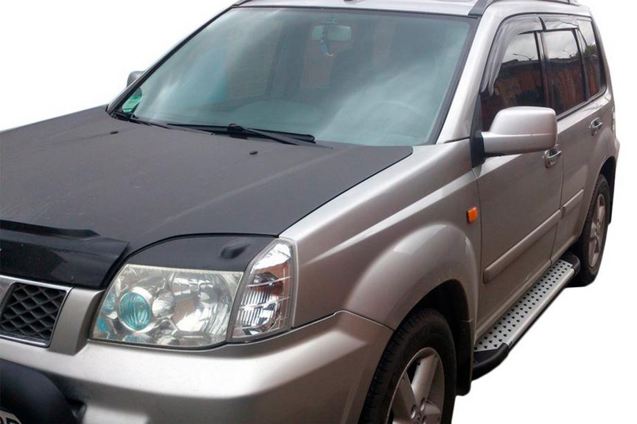 Nissan X-trail T30 2002-2007 Trittbretter Allmond Grey (2 Stk., Alu) Image