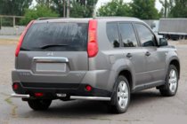 Nissan X-trail T31 2007-2014 Hintere Eckschutzrohre AK003 (2 Stk., Edelstahl) Foto 1