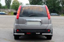 Nissan X-trail T31 2007-2014 Hintere Eckschutzrohre AK003 (2 Stk., Edelstahl) Foto 2