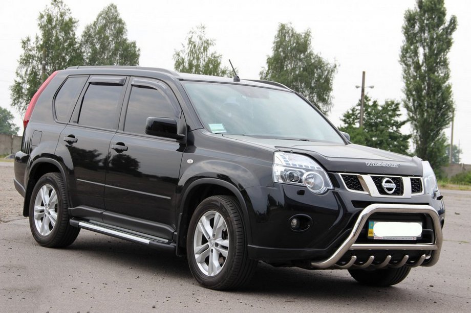 Nissan X-trail T31 2007-2014 Frontschutz WT003 (Edelstahl) Foto 5