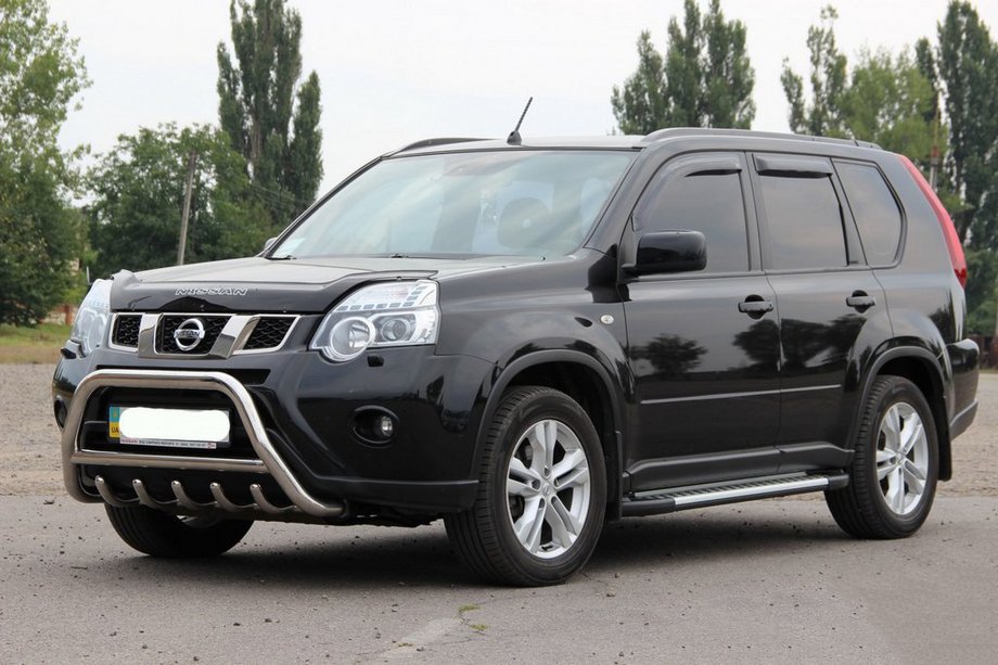 Nissan X-trail T31 2007-2014 Frontschutz WT003 (Edelstahl) Foto 6