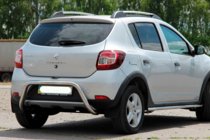 Dacia Sandero 2013-2020 Heckbügel AK007 (Edelstahl) Foto 4