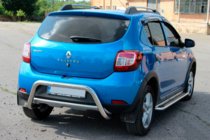 Dacia Sandero 2013-2020 Heckbügel AK007 (Edelstahl) Foto 2