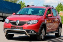 Renault Sandero 2013-2022 Frontbügel WT007 (Edelstahl) Foto 3