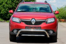 Renault Sandero 2013-2022 Frontbügel WT007 (Edelstahl) Foto 1