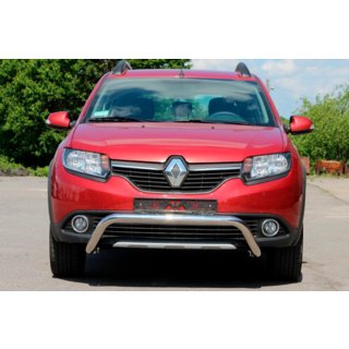 Frontbügel WT007 (Edelstahl) Renault Sandero 2013-2022 Foto 1