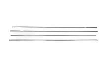 Volkswagen Golf 6 2008-2014 Fensterleisten Chrom (4 Stk, Edelstahl) OmsaLine - Italienischer Edelstahl Foto 3