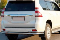 Toyota Land Cruiser Prado 150 2009-2023 Heckbügel AK005-2 (Edelstahl) Foto 1