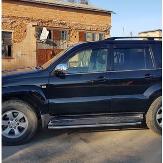 Seitenschutz BB004 (2 Stk., Edelstahl) Toyota Land Cruiser Prado 120 2002-2009 Foto 4
