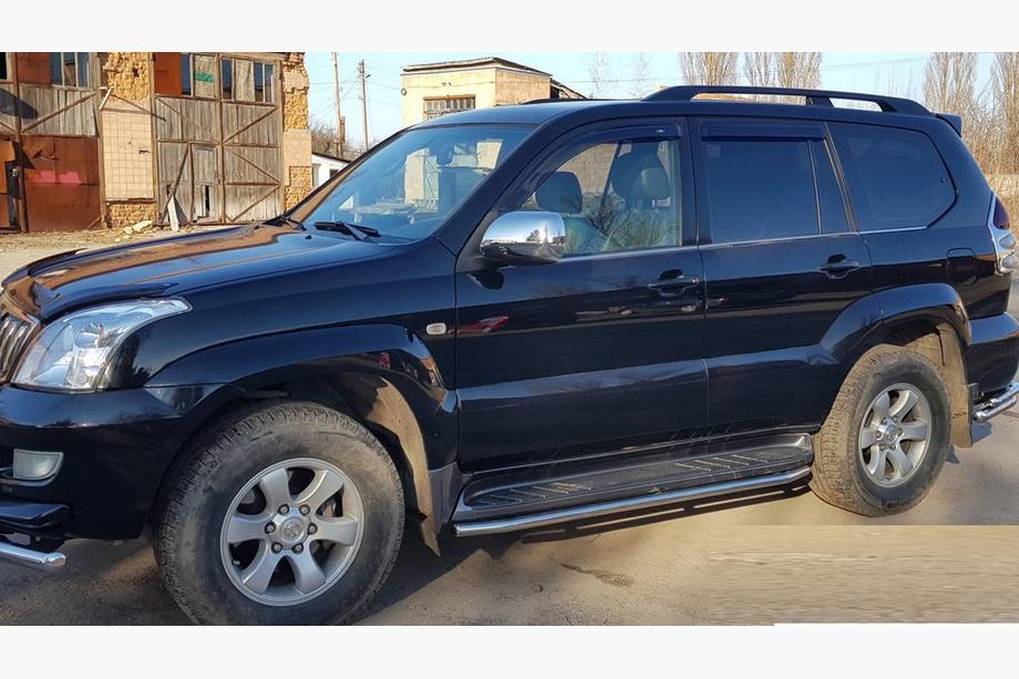 Toyota Land Cruiser Prado 120 2002-2009 Seitenschutz BB004 (2 Stk., Edelstahl) Foto 2