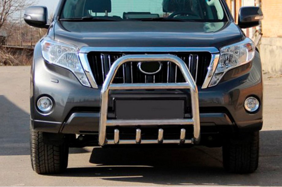 Toyota Land Cruiser Prado 150 2009-2023 Frontbügel QT007 (Edelstahl) Image