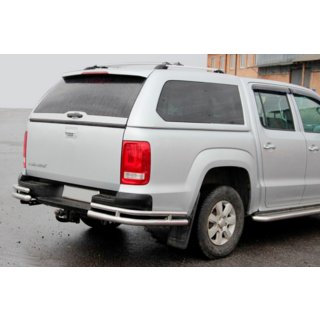 Hintere Eckschutzrohre AK003-Double (2 Stk., Edelstahl) Volkswagen Amarok 2010-2022 Foto 2