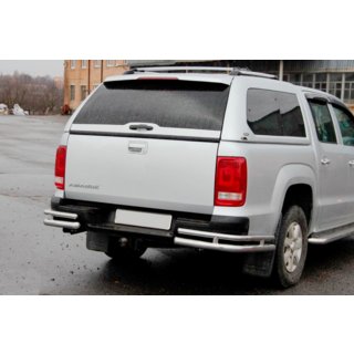 Hintere Eckschutzrohre AK003-Double (2 Stk., Edelstahl) Volkswagen Amarok 2010-2022 Foto 3