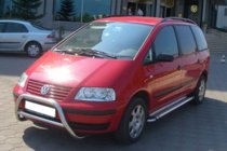 Volkswagen Sharan 1995-2010 Frontbügel WT005 (Edelstahl) Foto 3