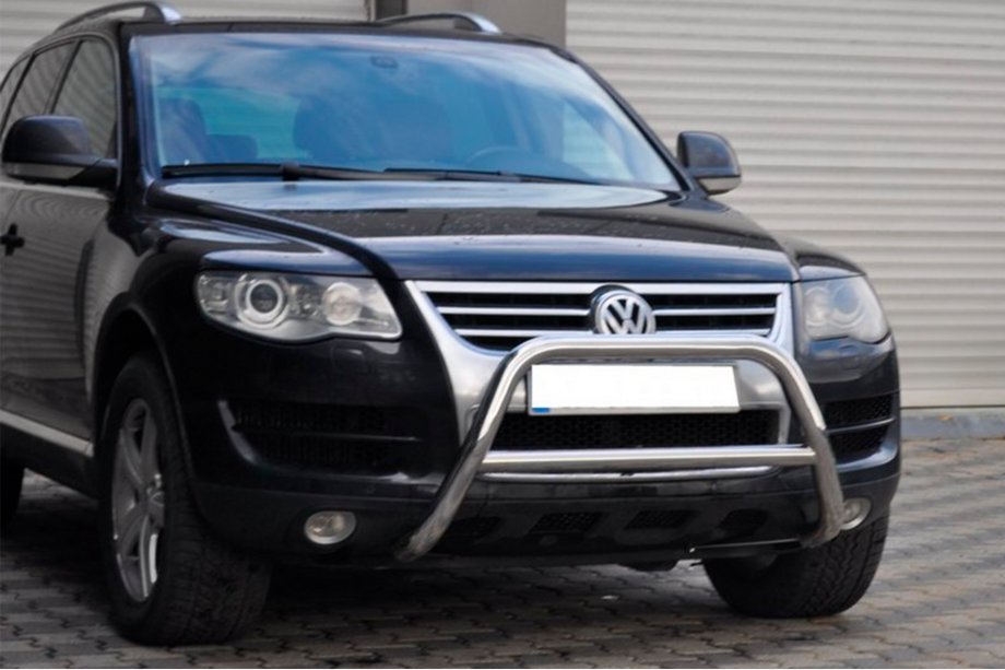 Volkswagen Touareg 2002–2010 Frontbügel WT005 Colt (Edelstahl) Foto 3
