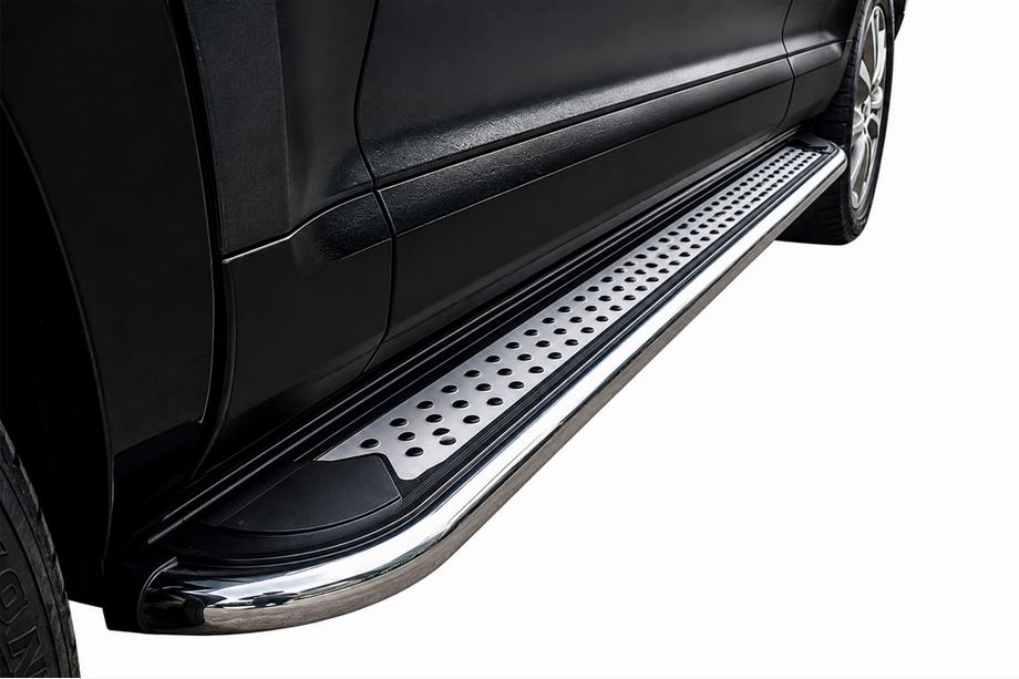 Porsche Cayenne 2003–2010 Seitenschweller Maydos V2 (2 Stk., Aluminium & Edelstahl) Image