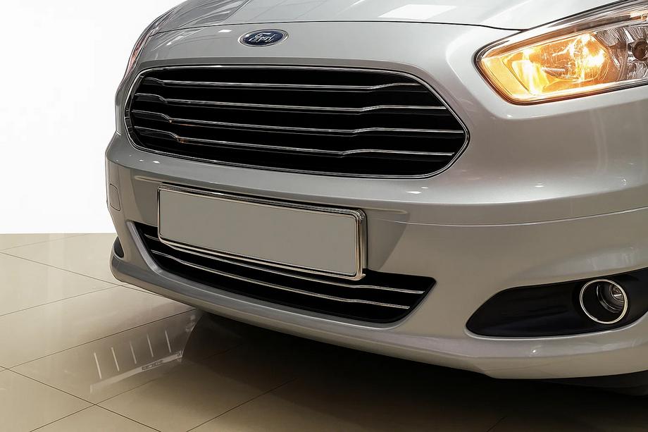 Ford Courier 2014-2023 Edelstahl Ladekantenschutz für Stoßstange (2014-2018, 2 Stk) Image