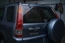 Honda CRV 2001-2006 Chrom Blenden für Rückleuchten (2 Stk., Kunststoff) 2001-2004 Foto 1