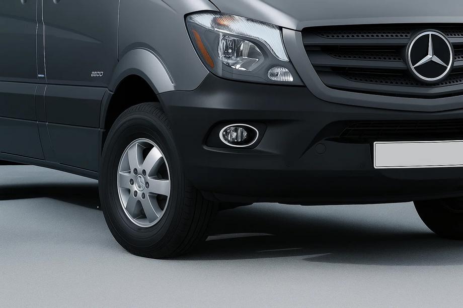 Mercedes Sprinter W906 2006–2018 Chrom Abdeckungen für Nebelscheinwerfer 2013↗ (2 Stk., Edelstahl) Image
